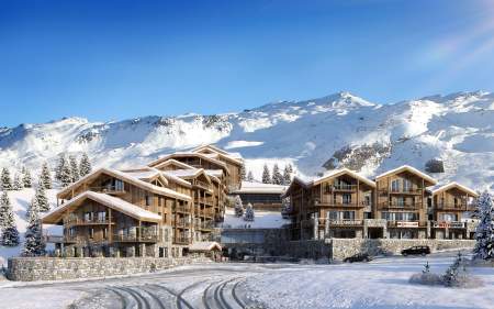 Vue extérieure Higalik Hôtel Les Ménuires, Hôtel Spa &amp; Restaurant